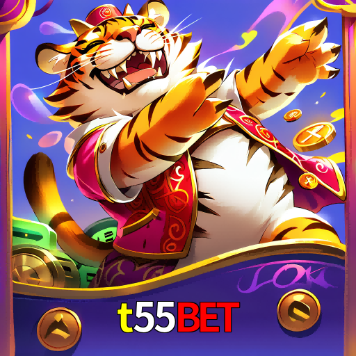 Imagem promocional da t55bet mostrando a plataforma e suas vantagens